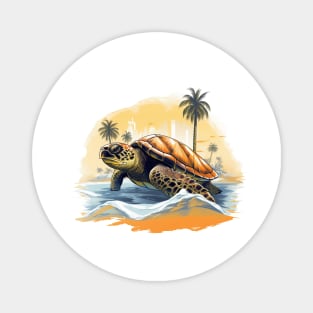 Green Sea Turtle Magnet